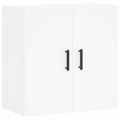 Vidaxl Stenska omarica bela 60x31x60 cm inženirski les