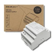Qoltec napajalnik za DIN letev | 85,2 W | 12 V | 7,1 A | siv