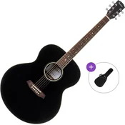 Pasadena PJ-300 Basic SET Black Jumbo akusticna gitara