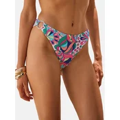 love & roses Bikini hlačke zelena/roza/malina/bela