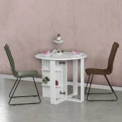 Hanah Home Sklopivi sto Middle 90x77x45cm Beli