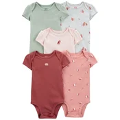Carters bodi kr set 5/1, devojcice