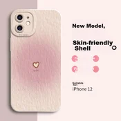 Yingkaida Maska za mobilni telefon iPhone 12, Roze