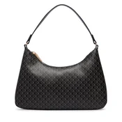 Calvin Klein Ročna torba Emblem Aop Small Shoulder Bag LV04F3889G Črna
