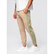 Ombre Mens sweatpants with contrast stitching - black