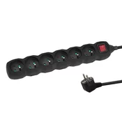 ESP Esperanza ELK219K power extension 5 m 6 AC outlet(s) Indoor Black