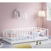Cilek Montes white krevet sa ogradom (90x190) ( 20.77.1315.01 )