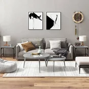 Bocni stolici 2 kom boja hrasta 40x40x35 cm konstruirano drvo