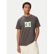 DC Shoes Majica Big Deal Star ADYZT05443 Temno siva Regular Fit
