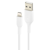 BELKIN USB za iPhone/iPad Lightning MFi kabel, polnjenje in sinhronizacija, Belkin 2m - bel, (20524254)