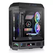 Thermaltake Desktop Kucište The Tower 600, Midi Tower, Crno