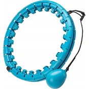 shumee Reakoo hula hoop fitnes, XXL, 24 zložljivih elementov, moder