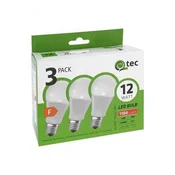 Žarnica Led Qtec 12w E-27- A60 [4200k - 3/1].