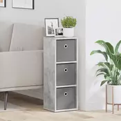 Kreveta s ladicama Betonski sivi 25,5 x 22 x 69,5 cm