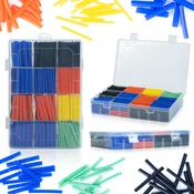 Rosfix Rosfix Set Toplotno Skrčljivih Cevi 580 Kos – Poliolefinski Material, 2:1, O1–14 mm | 5 Barv, -55 °C do +125 °C, (21746585)