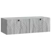 TV ormar za zid Siva sonoma 99 x 41 x 30 cm Konstruirano drvo