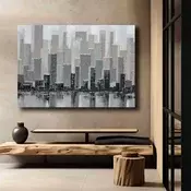 Wallity Dekorativna slika na platnu, 70x100cm, Šarena