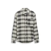TOM TAILOR DENIM Srajca antracit/pastelno zelena/bela