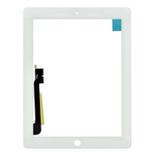 Apple iPad 3, iPad 4 - Steklo na dotik (belo)