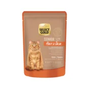 Select Gold Cat Senior +7 Hair & Skin piščanec, 85g vrečka