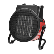 Solight KP11 - Podni ventilator sa keramickim grejnim telom 3000W/230V, crne boje