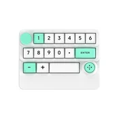 INF Brezžična RGB mehanska igralna tipkovnica XSX-W909 z makro definicijo White, (5000071903)