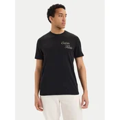 Calvin Klein Jeans Majica SS 30s EU LV04RG804G Črna Regular Fit