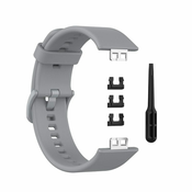 BStrap Huawei Watch Fit Silicone pašček, Gray