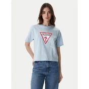 Guess Jeans Majica W4YI73 K8HM0 Svetlo modra Regular Fit