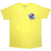 The Grateful Dead Rose Pose Yellow (Back Print) Yellow L Majica