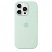 Silikonska maska sa MagSafe za iPhone 16 Pro – svetlo zelena