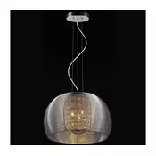 Searchlight 20019 - luster na sajli, 3xE14/40W/230V, precnika 35 cm, u zadimljenoj boji