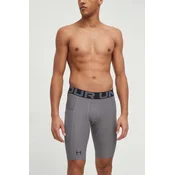 Kratke hlače za vadbo Under Armour siva barva