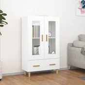 Vidaxl vidaXL Visoka omarica bela 70x31x115 cm material na osnovi lesa