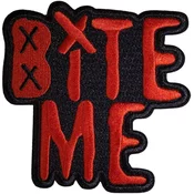Avril Lavigne Bite Me Iron-On flaster