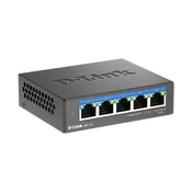 D-Link DMS-105/E 5-portno večgigabitno stikalo brez upravljanja