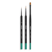 Starter Set (Round No.1 & 3/0 Triangular Handle, Flat