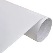 shumee vidaXL Folija za avto 2 kosa mat bela 100x150 cm + 50x150 cm