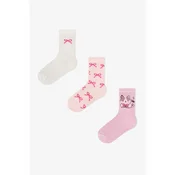 Penti Nogavice PENTI Mädchen Snailmail Cuties Paar Socken mit Schleifenmuster mešane barve