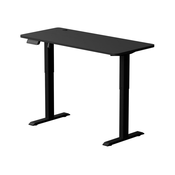 Nastavljiva pisalna miza LEVANO 140x60 cm črna