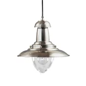 Searchlight Obesek Fisherman O 32 cm v srebrni barvi - Dnevna soba / jedilnica - Pomorski - srebrna, prozorna - Kovina