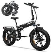 Paselec Zložljivo električno kolo PASELEC PX6, 20” FatBike, 48V 12Ah baterija, črno, (5000255738)