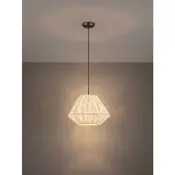 WABI RUCNO RAÐENA VISILICA BIJELA/CRNA E27 1X12W IP20 NL9070622