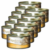 Applaws Cat - konzerva z mačjo hrano s piščancem, 12x70g