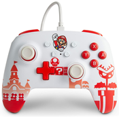 PowerA žični Mario Red & White (1519186-01)