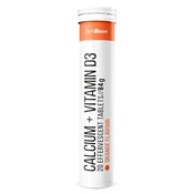 GymBeam Effervescent Calcium + Vitamin D3