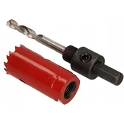 Bimetalna luknjasta žaga 24 mm adapter za sveder