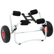 VIDAXL voziček za kajak aluminijasti