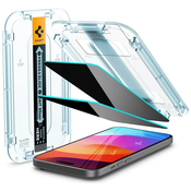 Spigen Glass tR EZ Fit (Privacy) 2 Pack, transparency - iPhone 15 (AGL06905)