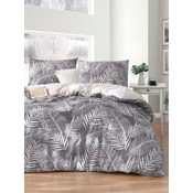 Lessentiel Maison Komplet Posteljine Palm, 200x220 cm, Sivi